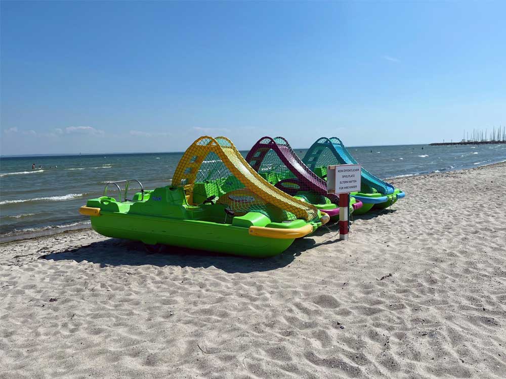 Tretboot Vermietung Müller´s Beach Grömitz - Thomas Müller